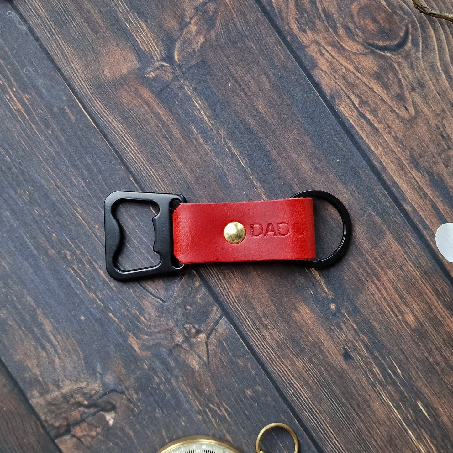 Personalised Leather Bottle Opener