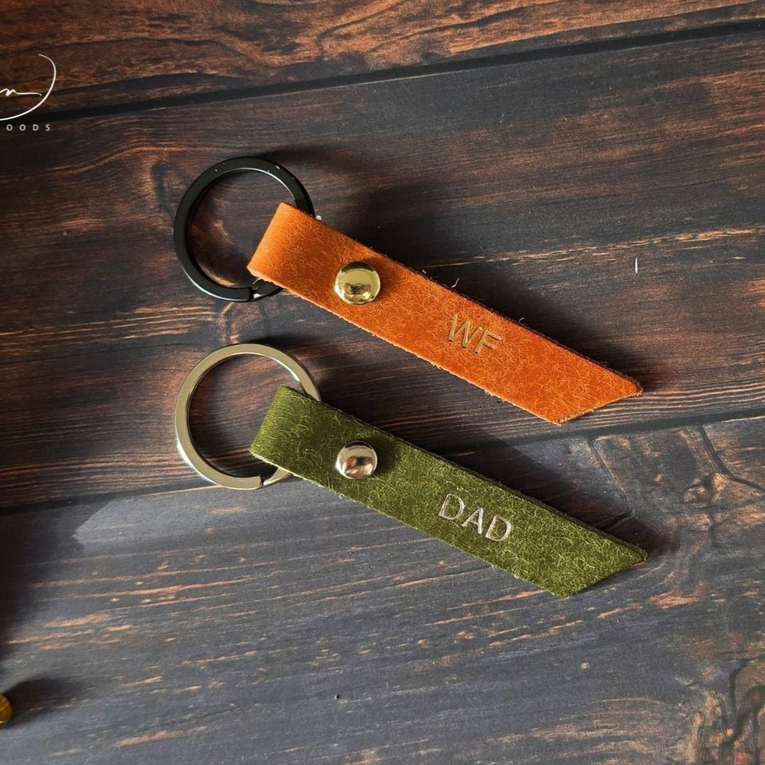 Brown Keyring