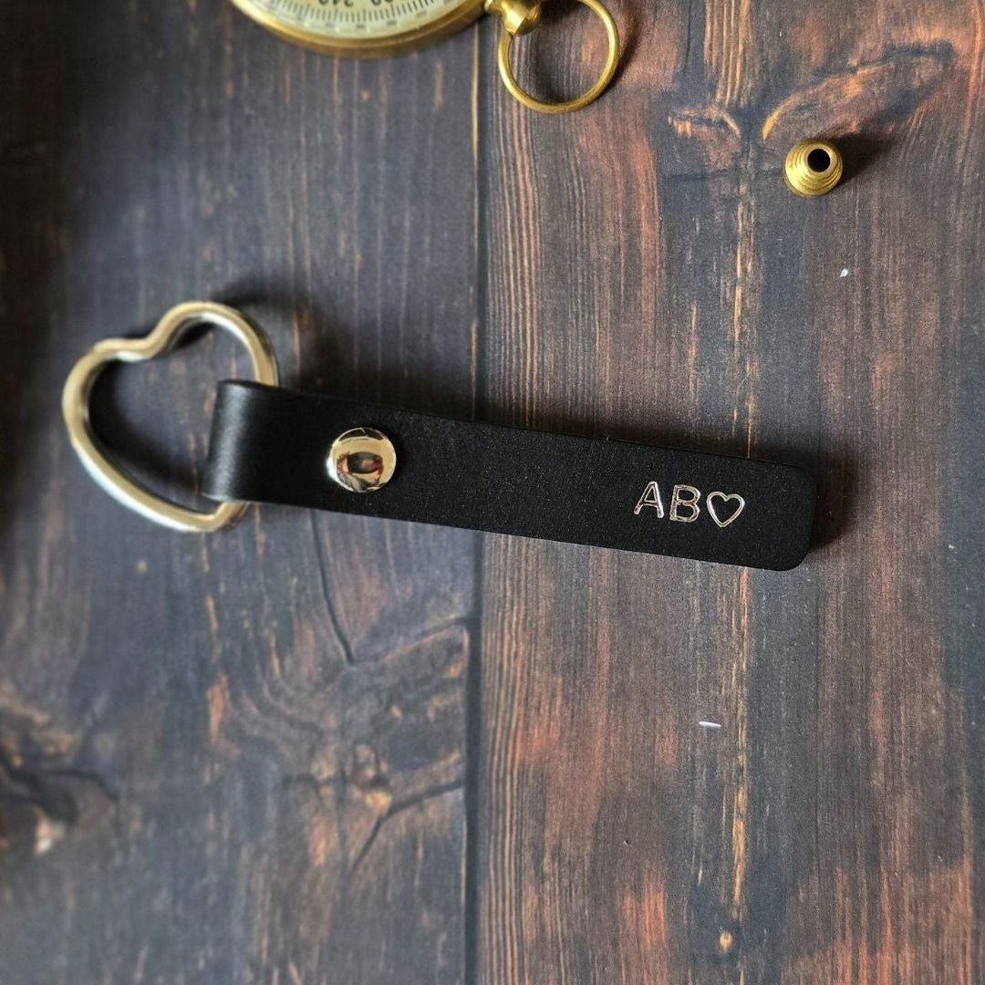 Personalised Leather Keychain