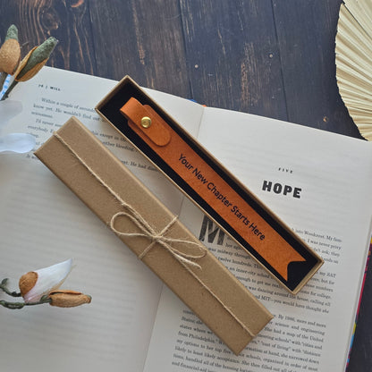  Graduation personalised leather bookmark