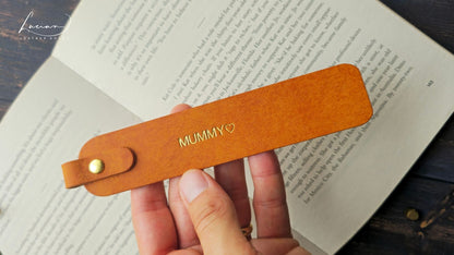 Pinnacle Personalised Leather Bookmark