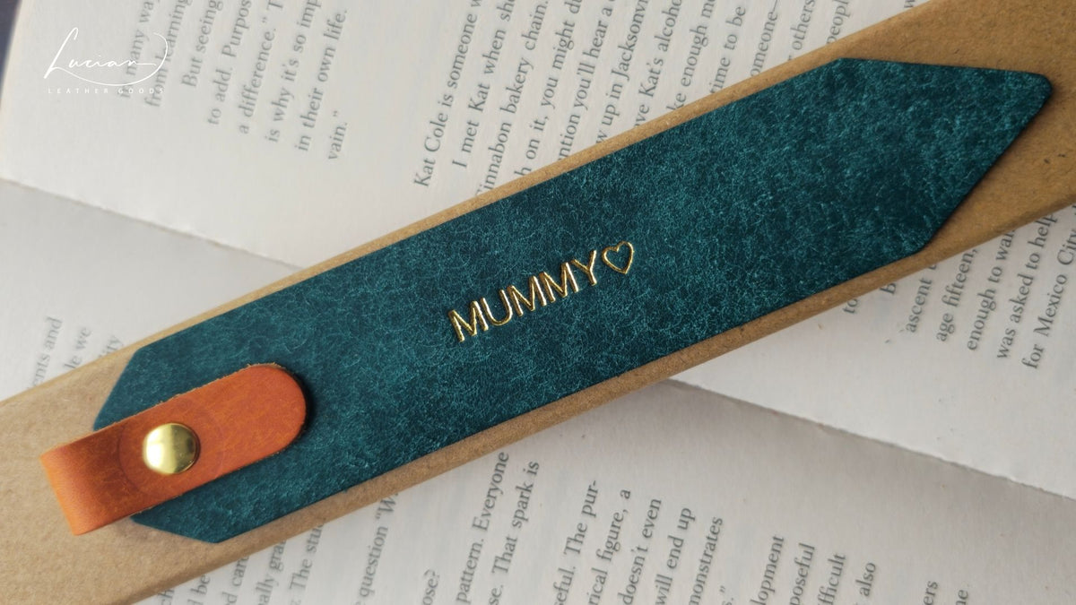 Foundry Personalised Leather Bookmark