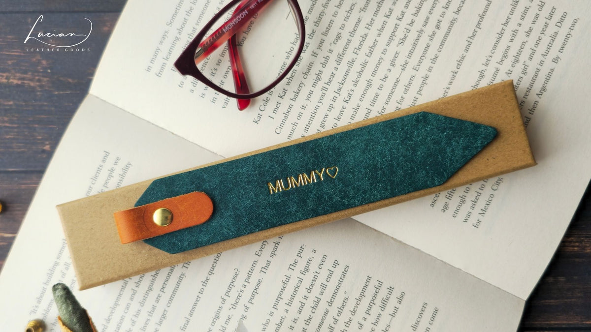 Foundry Personalised Leather Bookmark