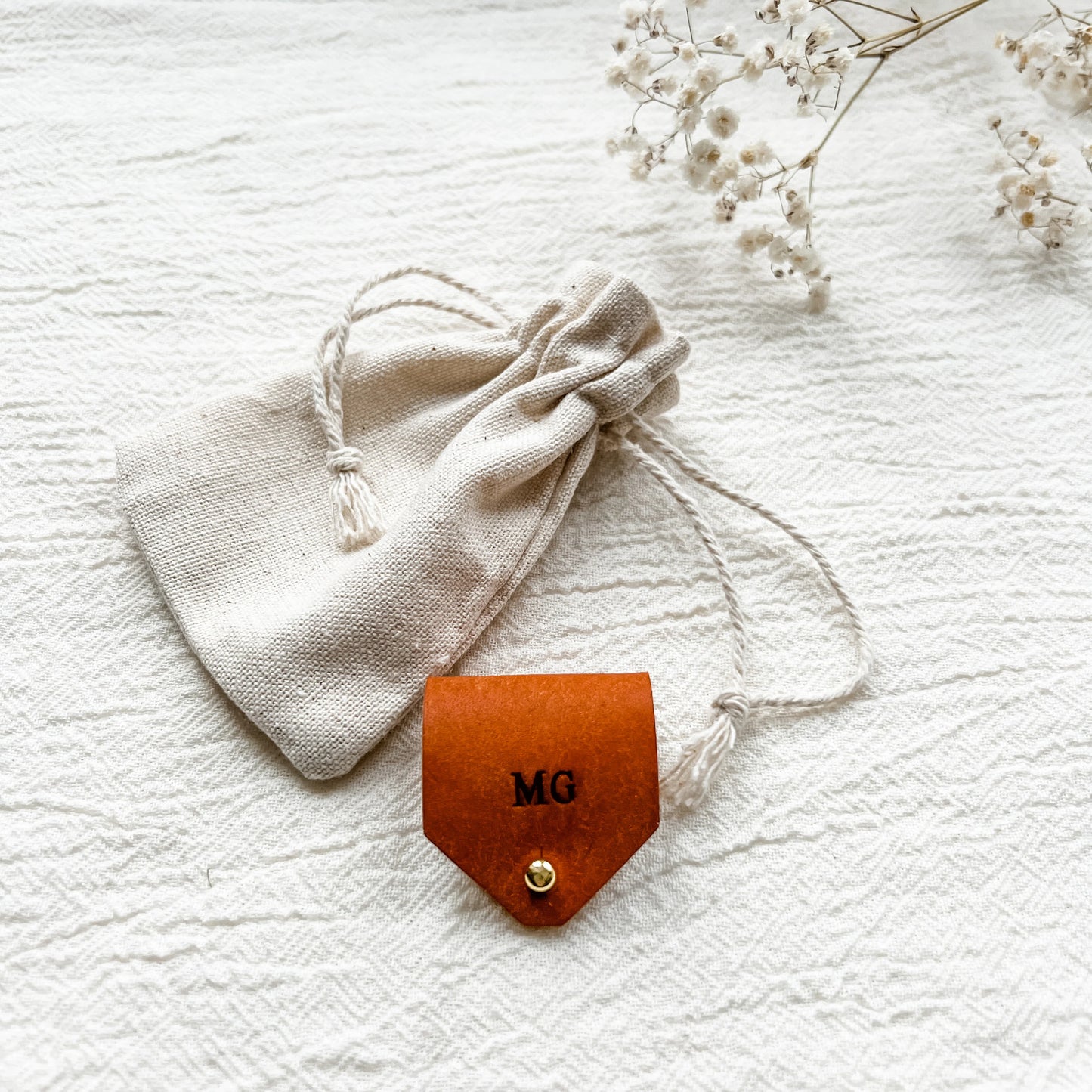 Personalised Leather Cable Organizer
