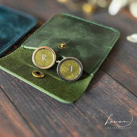 Leather Cufflinks