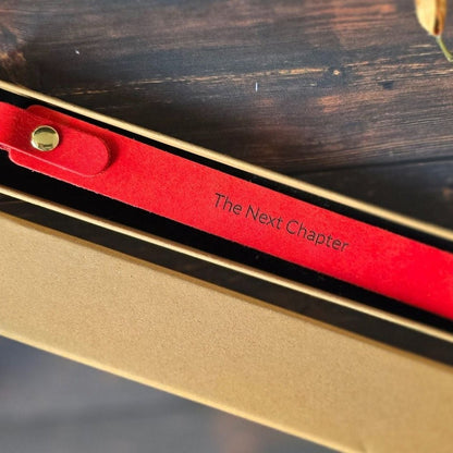 Personalised Leather Bookmark