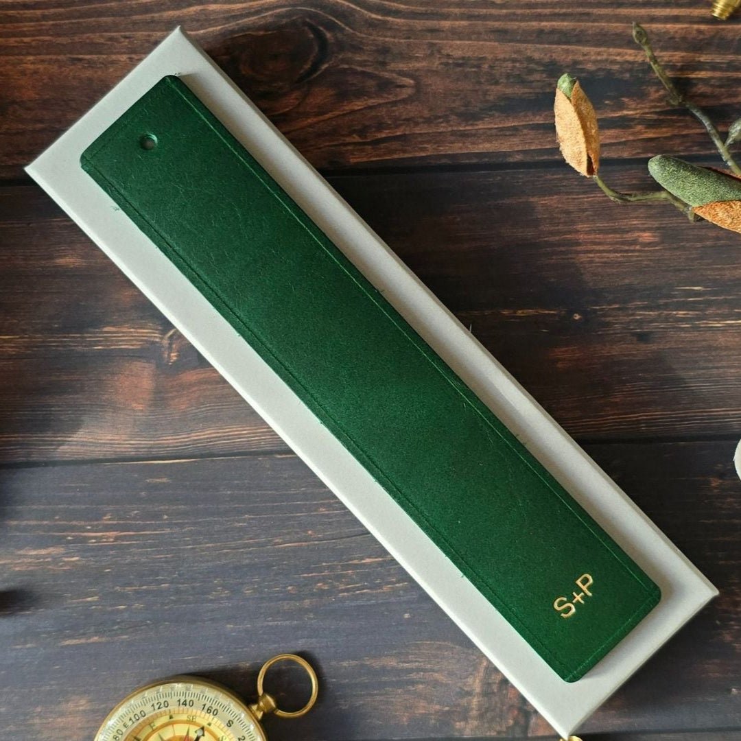 Green Personalised Bookmark