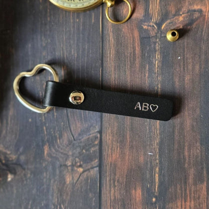 Personalised Leather Keychain